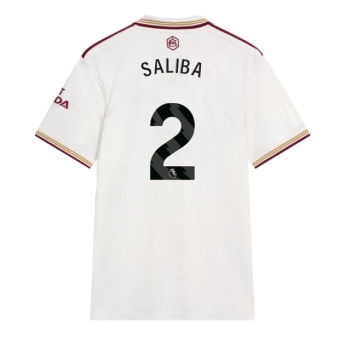 Billige Fotballdrakt Arsenal William Saliba #2 Replika Tredjedrakt 2025-26 Kortermet